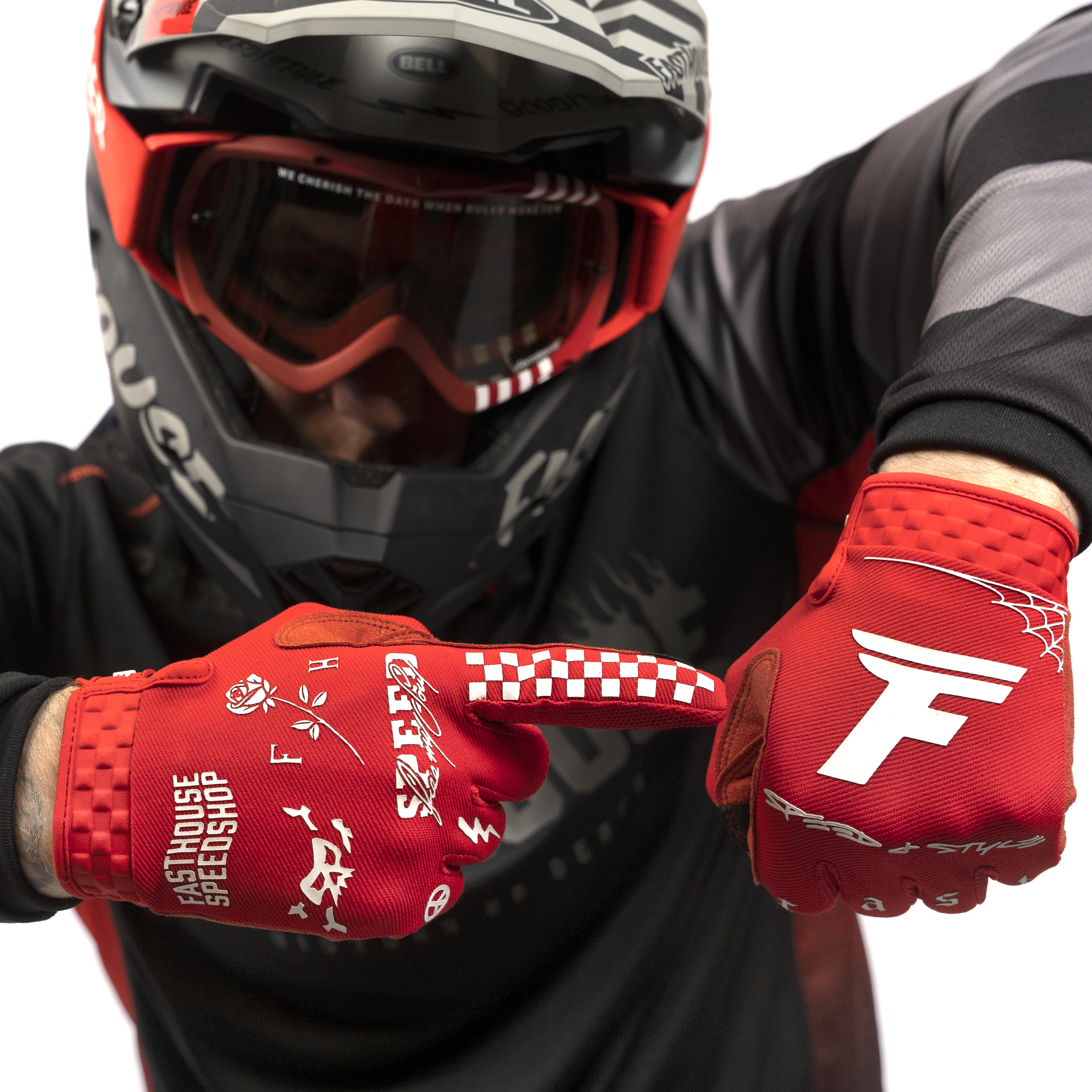Speed Style Burn Free Glove - Red_Detail5